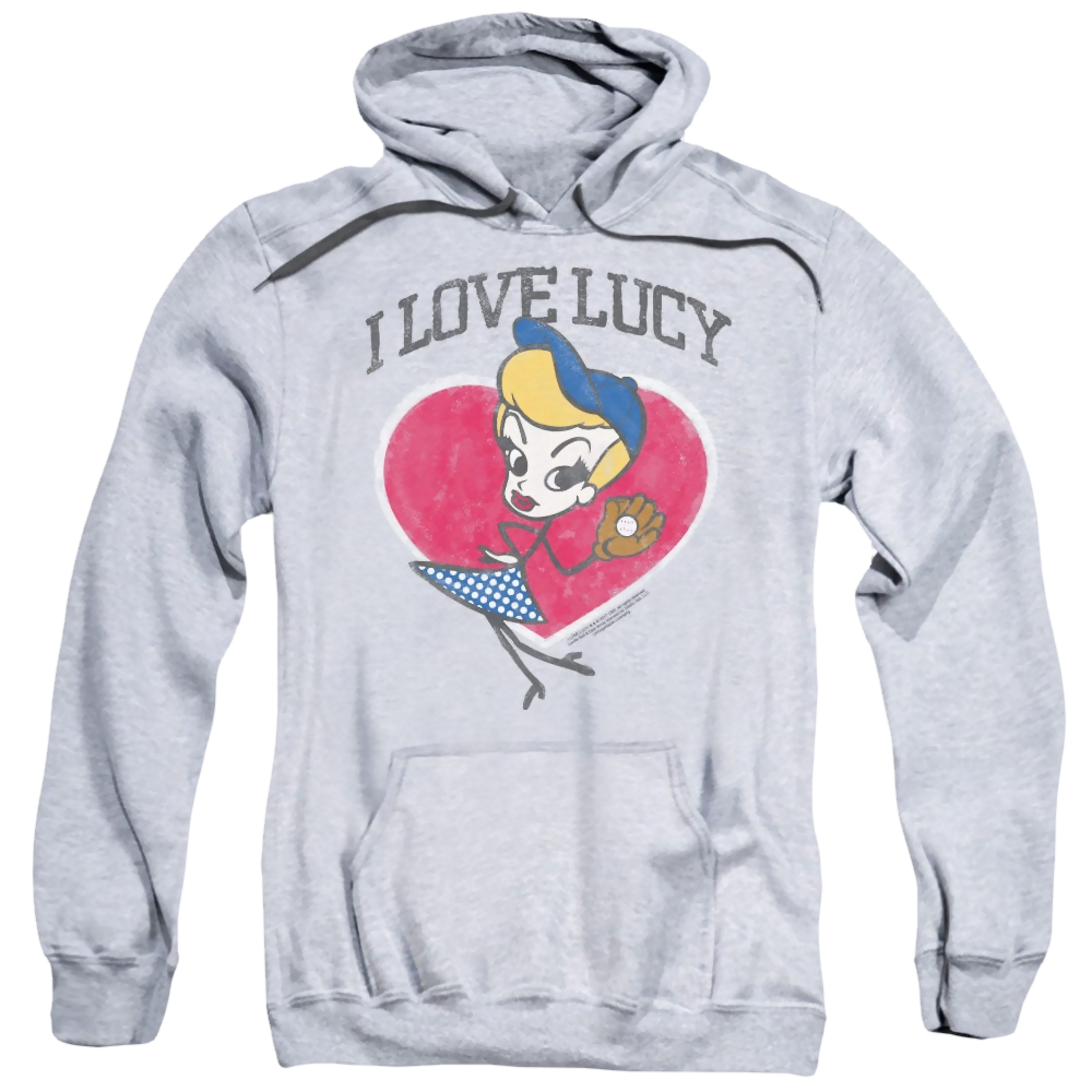 I Love Lucy Baseball Diva - Pullover Hoodie Pullover Hoodie I Love Lucy   