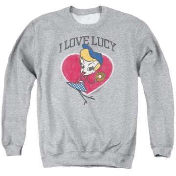 I Love Lucy Baseball Diva Men's Crewneck Sweatshirt Men's Crewneck Sweatshirt I Love Lucy   