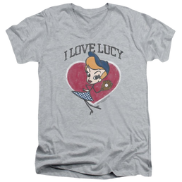 I Love Lucy Baseball Diva Men's V-Neck T-Shirt Men's V-Neck T-Shirt I Love Lucy   