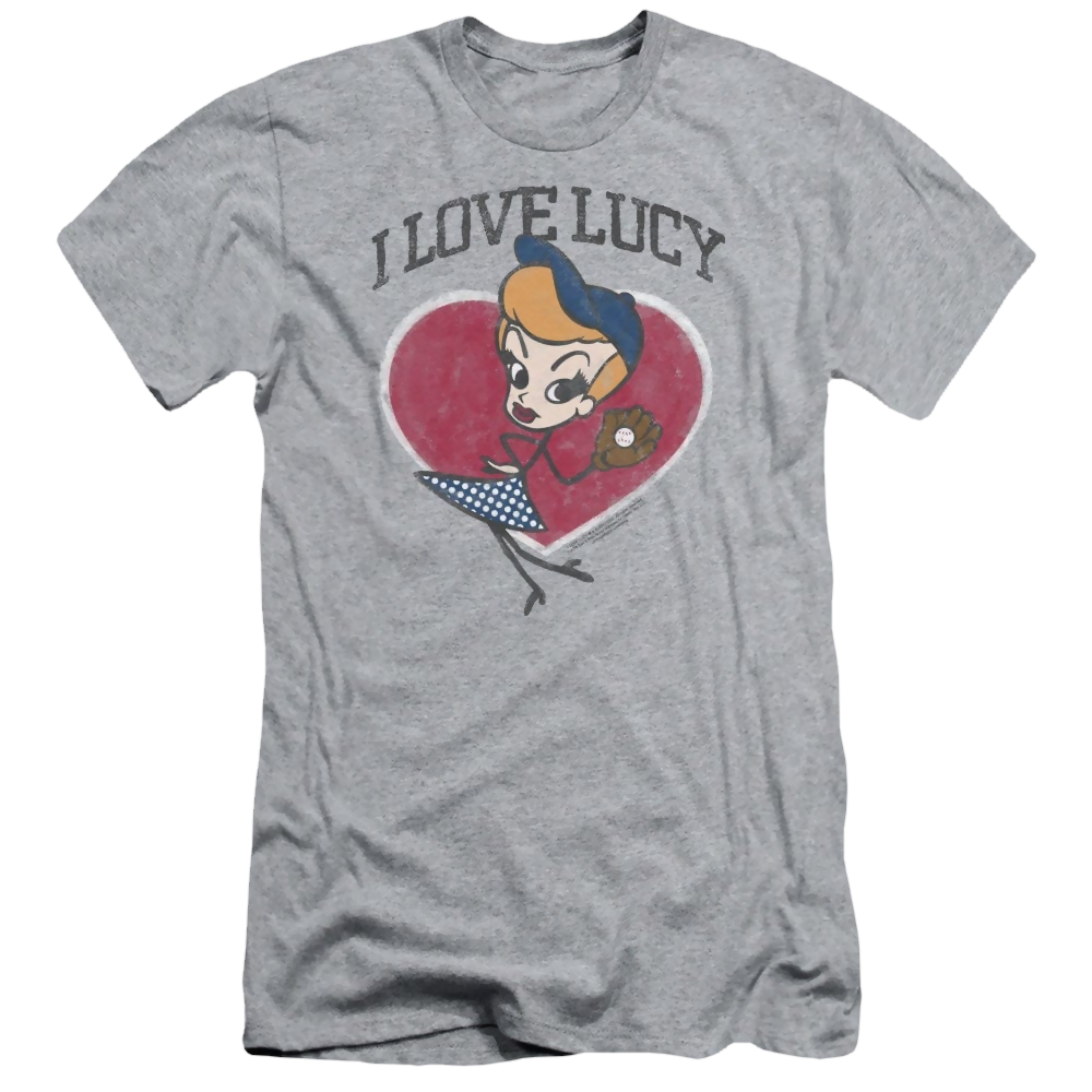 I Love Lucy Baseball Diva - Men's Slim Fit T-Shirt Men's Slim Fit T-Shirt I Love Lucy   
