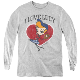 I Love Lucy Baseball Diva - Youth Long Sleeve T-Shirt Youth Long Sleeve T-Shirt I Love Lucy   