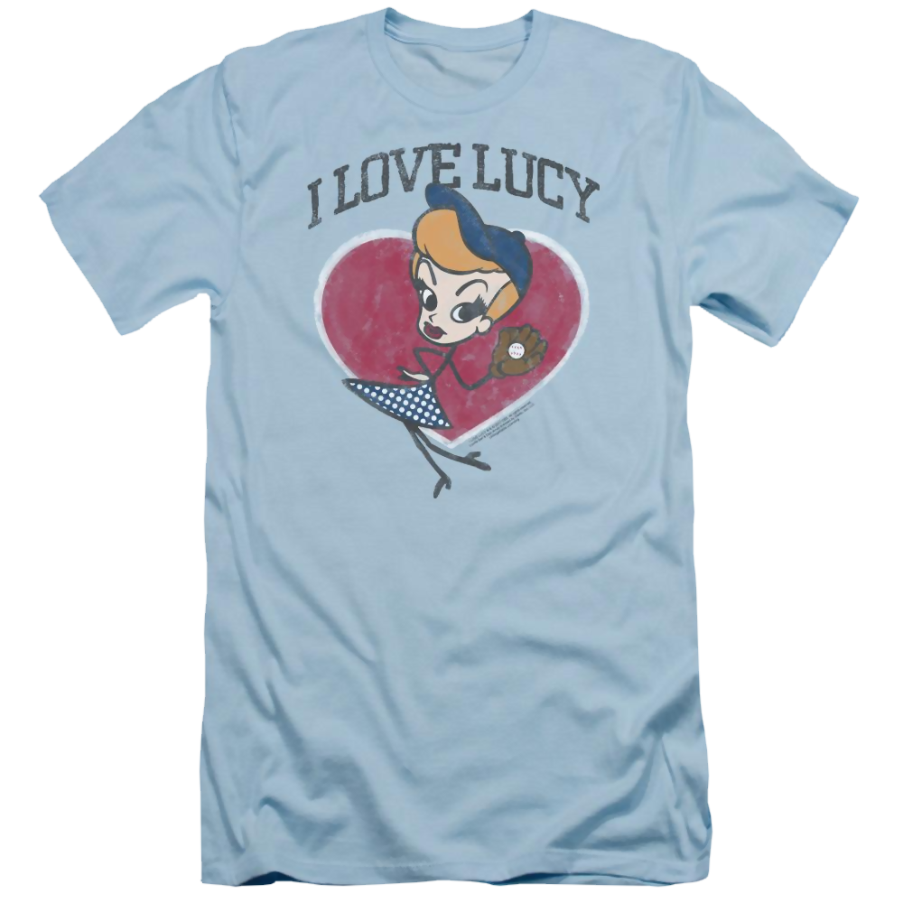 I Love Lucy Baseball Diva Men's Slim Fit T-Shirt Men's Slim Fit T-Shirt I Love Lucy   