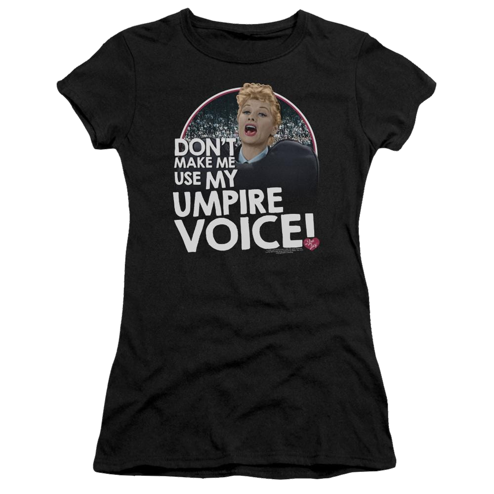 I Love Lucy Umpire Juniors T-Shirt Juniors T-Shirt I Love Lucy   