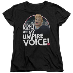 I Love Lucy Umpire Women's T-Shirt Women's T-Shirt I Love Lucy   