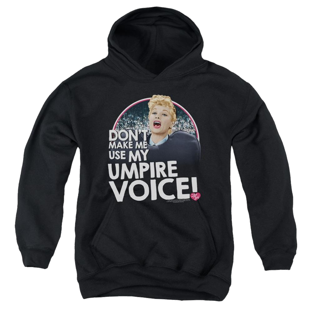 I Love Lucy Umpire Youth Hoodie (Ages 8-12) Youth Hoodie (Ages 8-12) I Love Lucy   