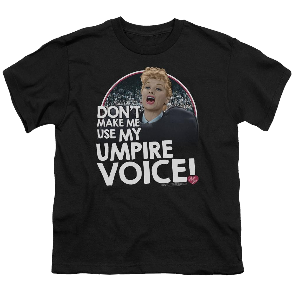 I Love Lucy Umpire Youth T-Shirt (Ages 8-12) Youth T-Shirt (Ages 8-12) I Love Lucy   