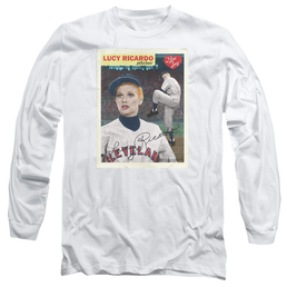 I Love Lucy Trading Card Men's Long Sleeve T-Shirt Men's Long Sleeve T-Shirt I Love Lucy   