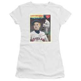 I Love Lucy Trading Card Juniors T-Shirt Juniors T-Shirt I Love Lucy   
