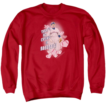 I Love Lucy No Crying In Baseball Men's Crewneck Sweatshirt Men's Crewneck Sweatshirt I Love Lucy   