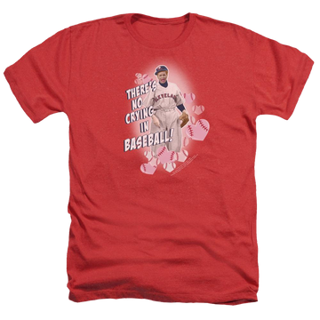 I Love Lucy No Crying In Baseball Men's Heather T-Shirt Men's Heather T-Shirt I Love Lucy   