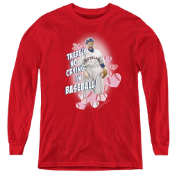 I Love Lucy No Crying In Baseball - Youth Long Sleeve T-Shirt Youth Long Sleeve T-Shirt I Love Lucy   