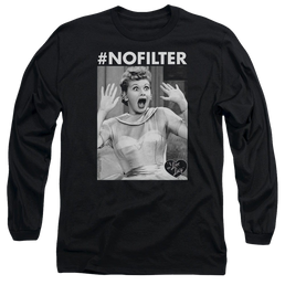 I Love Lucy No Filter - Men's Long Sleeve T-Shirt Men's Long Sleeve T-Shirt I Love Lucy   