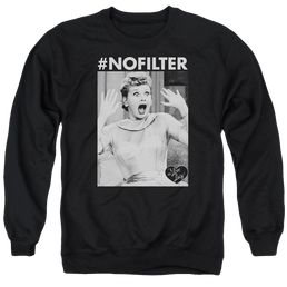 I Love Lucy No Filter Men's Crewneck Sweatshirt Men's Crewneck Sweatshirt I Love Lucy   