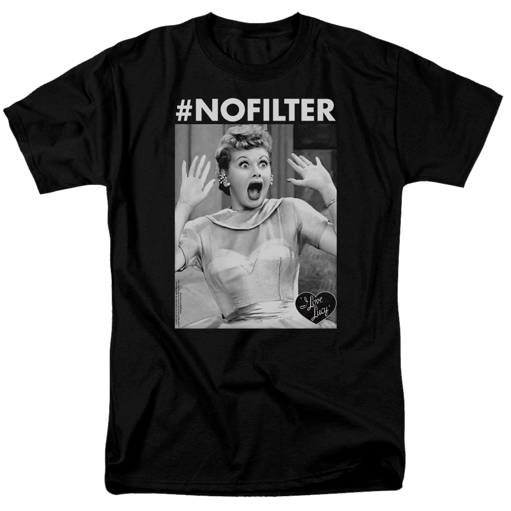 I Love Lucy No Filter Men's Regular Fit T-Shirt Men's Regular Fit T-Shirt I Love Lucy   