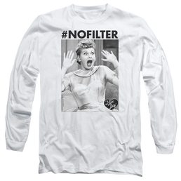I Love Lucy No Filter Men's Long Sleeve T-Shirt Men's Long Sleeve T-Shirt I Love Lucy   