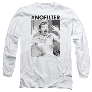I Love Lucy No Filter Men's Long Sleeve T-Shirt Men's Long Sleeve T-Shirt I Love Lucy   