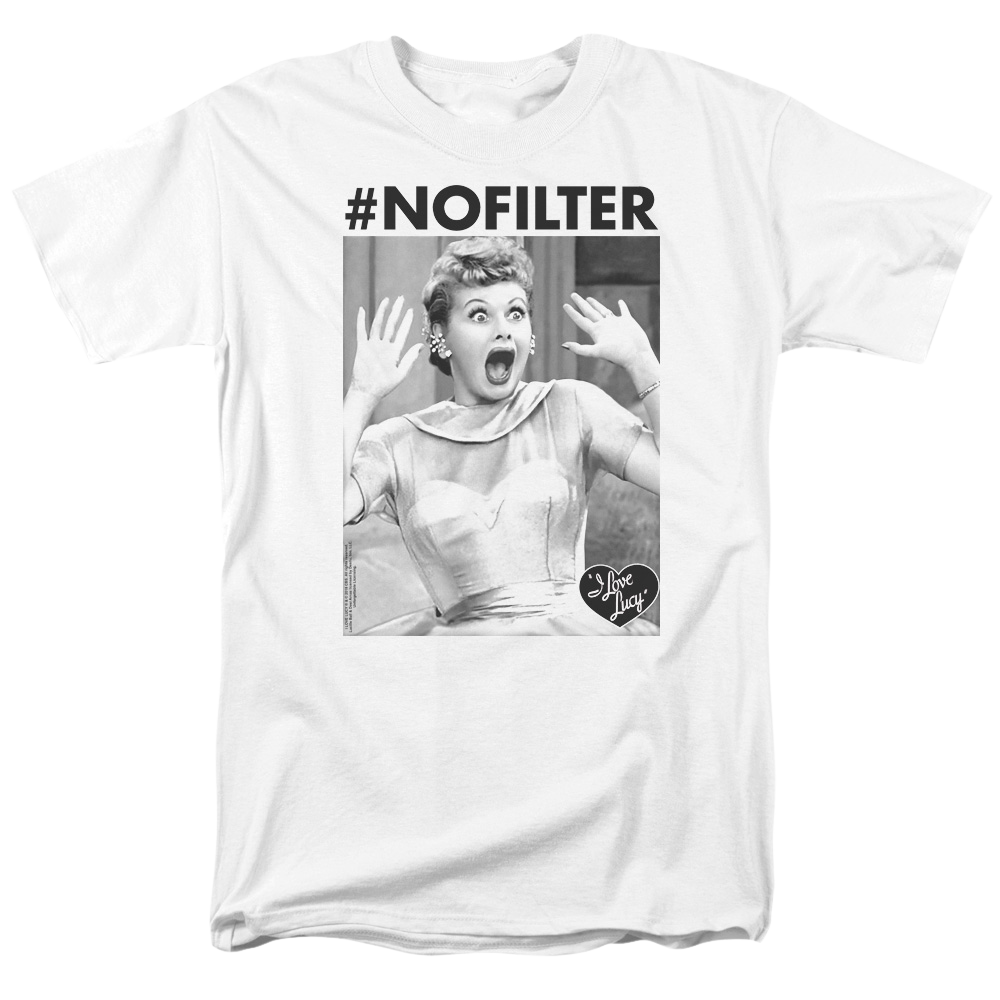 I Love Lucy No Filter - Men's Regular Fit T-Shirt Men's Regular Fit T-Shirt I Love Lucy   