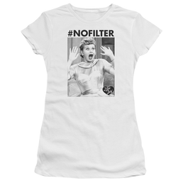 I Love Lucy No Filter Juniors T-Shirt Juniors T-Shirt I Love Lucy   