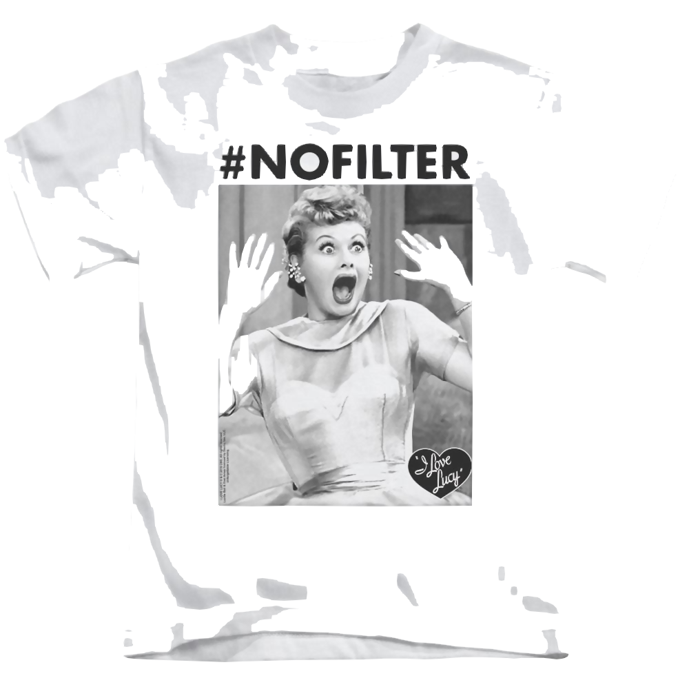 I Love Lucy No Filter Kid's T-Shirt (Ages 4-7) Kid's T-Shirt (Ages 4-7) I Love Lucy   