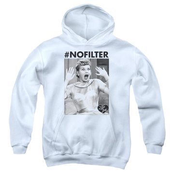 I Love Lucy No Filter Youth Hoodie (Ages 8-12) Youth Hoodie (Ages 8-12) I Love Lucy   