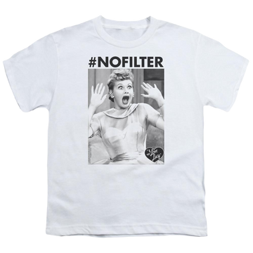 I Love Lucy No Filter Youth T-Shirt (Ages 8-12) Youth T-Shirt (Ages 8-12) I Love Lucy   