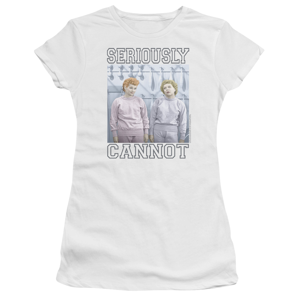 I Love Lucy Seriously Cannot Juniors T-Shirt Juniors T-Shirt I Love Lucy   