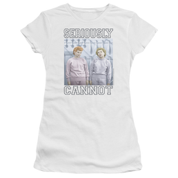I Love Lucy Seriously Cannot Juniors T-Shirt Juniors T-Shirt I Love Lucy   