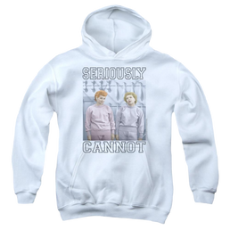 I Love Lucy Seriously Cannot Youth Hoodie (Ages 8-12) Youth Hoodie (Ages 8-12) I Love Lucy   
