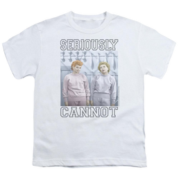 I Love Lucy Seriously Cannot Youth T-Shirt (Ages 8-12) Youth T-Shirt (Ages 8-12) I Love Lucy   