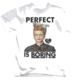 I Love Lucy Perfect Is Boring Kid's T-Shirt (Ages 4-7) Kid's T-Shirt (Ages 4-7) I Love Lucy   
