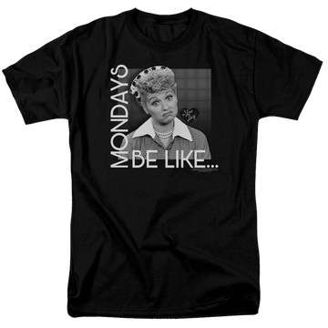 I Love Lucy Mondays Be Like Men's Regular Fit T-Shirt Men's Regular Fit T-Shirt I Love Lucy   