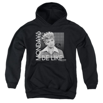 I Love Lucy Mondays Be Like Youth Hoodie (Ages 8-12) Youth Hoodie (Ages 8-12) I Love Lucy   