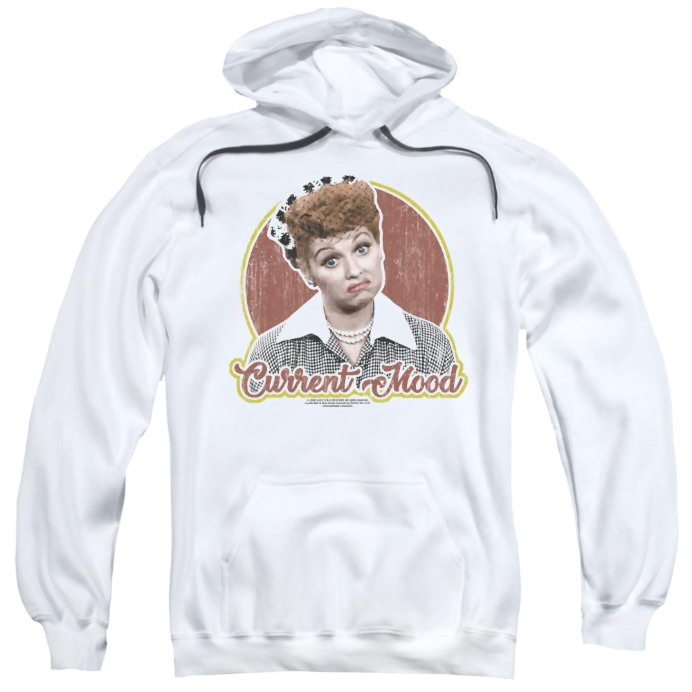 I Love Lucy Current Mood Pullover Hoodie Pullover Hoodie I Love Lucy   