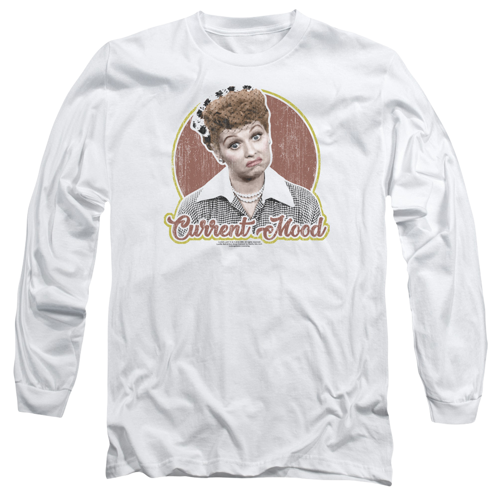 I Love Lucy Current Mood Men's Long Sleeve T-Shirt Men's Long Sleeve T-Shirt I Love Lucy   