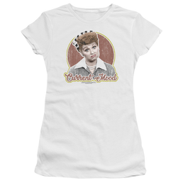 I Love Lucy Current Mood Juniors T-Shirt Juniors T-Shirt I Love Lucy   