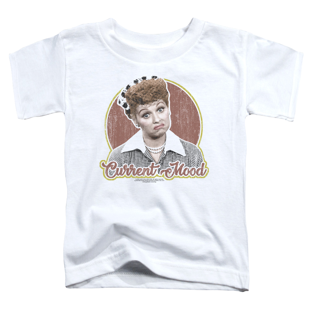 I Love Lucy Current Mood Toddler T-Shirt Toddler T-Shirt I Love Lucy   