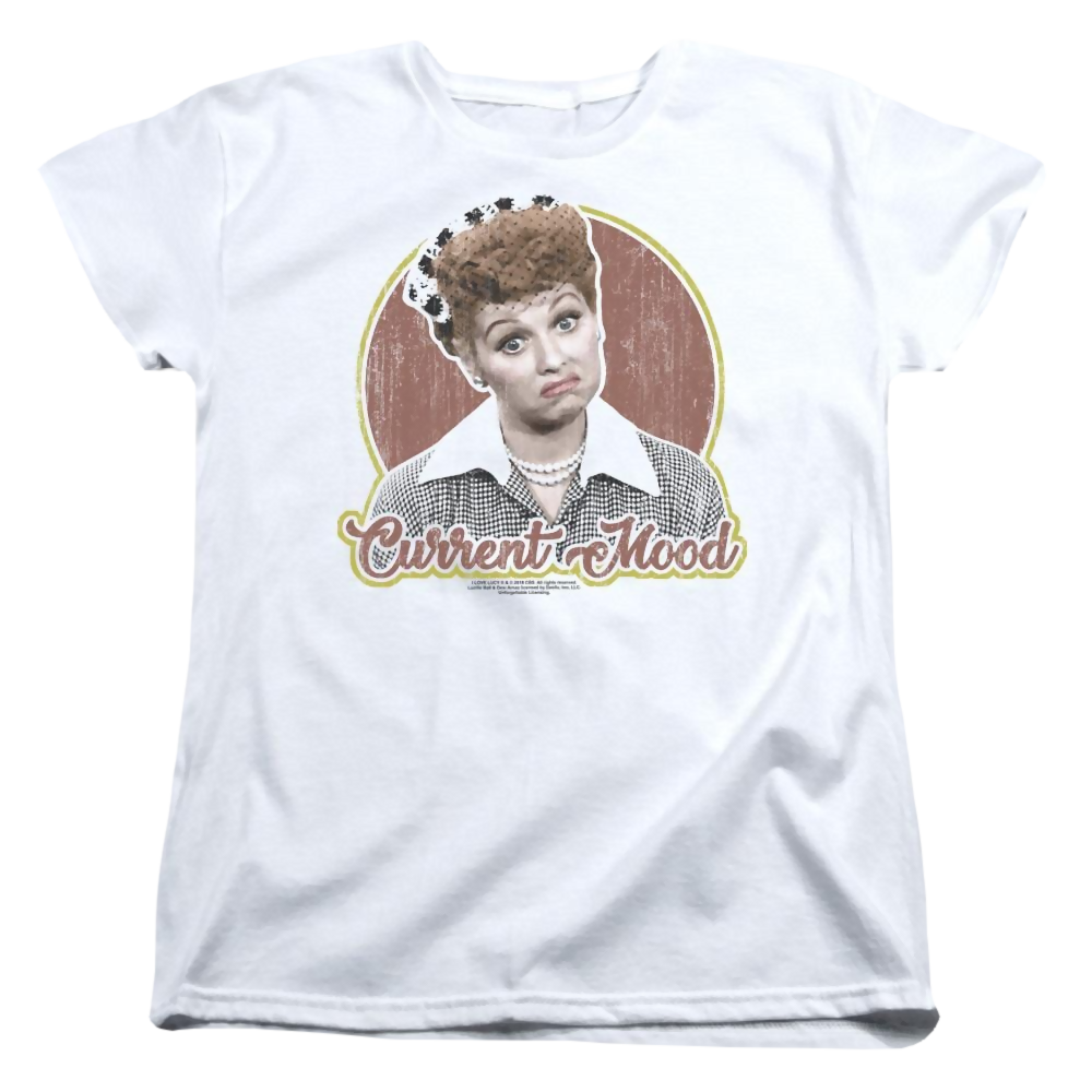 I Love Lucy Current Mood Women's T-Shirt Women's T-Shirt I Love Lucy   