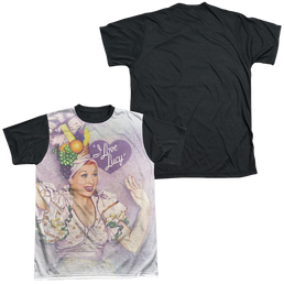 I Love Lucy Rumba Dance Men's Black Back T-Shirt Men's Black Back T-Shirt I Love Lucy   