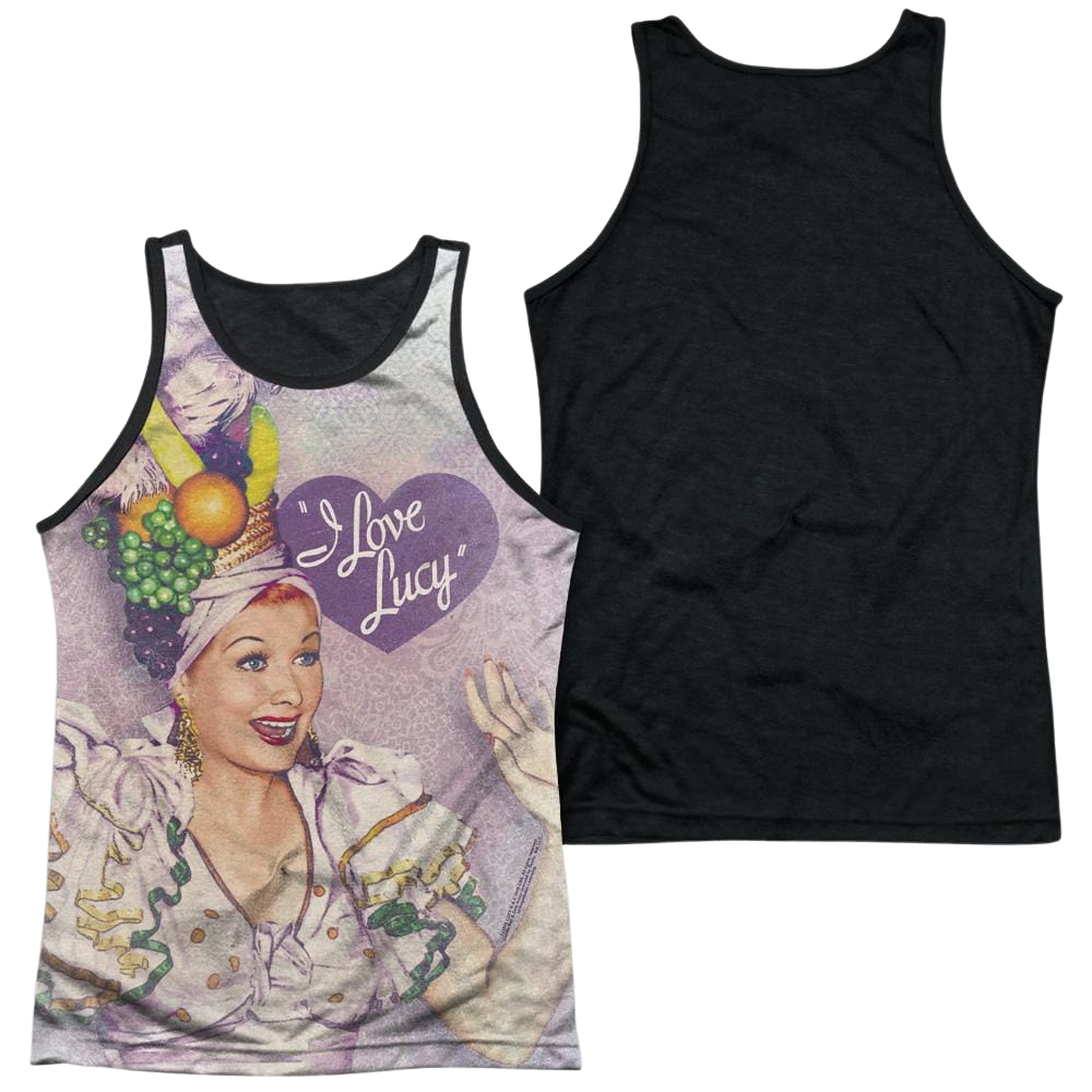 I Love Lucy Rumba Dance Men's Black Back Tank Men's Black Back Tank I Love Lucy   
