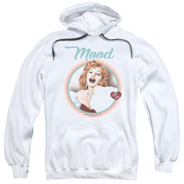 I Love Lucy Mood Pullover Hoodie Pullover Hoodie I Love Lucy   