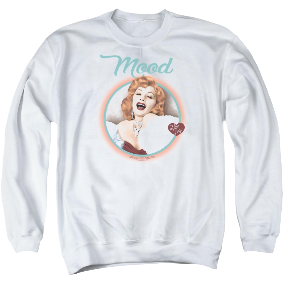 I Love Lucy Mood Men's Crewneck Sweatshirt Men's Crewneck Sweatshirt I Love Lucy   