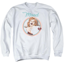 I Love Lucy Mood Men's Crewneck Sweatshirt Men's Crewneck Sweatshirt I Love Lucy   