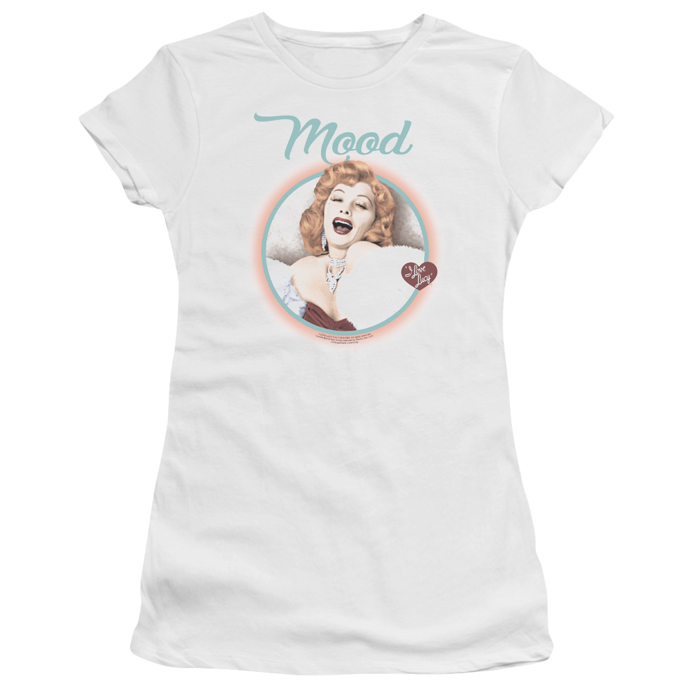 I Love Lucy Mood Juniors T-Shirt Juniors T-Shirt I Love Lucy   