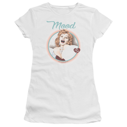 I Love Lucy Mood Juniors T-Shirt Juniors T-Shirt I Love Lucy   
