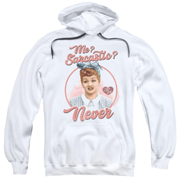 I Love Lucy Sarcastic Pullover Hoodie Pullover Hoodie I Love Lucy   