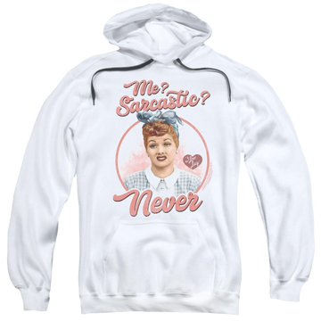 I Love Lucy Sarcastic Pullover Hoodie Pullover Hoodie I Love Lucy   