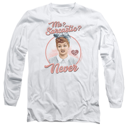 I Love Lucy Sarcastic Men's Long Sleeve T-Shirt Men's Long Sleeve T-Shirt I Love Lucy   