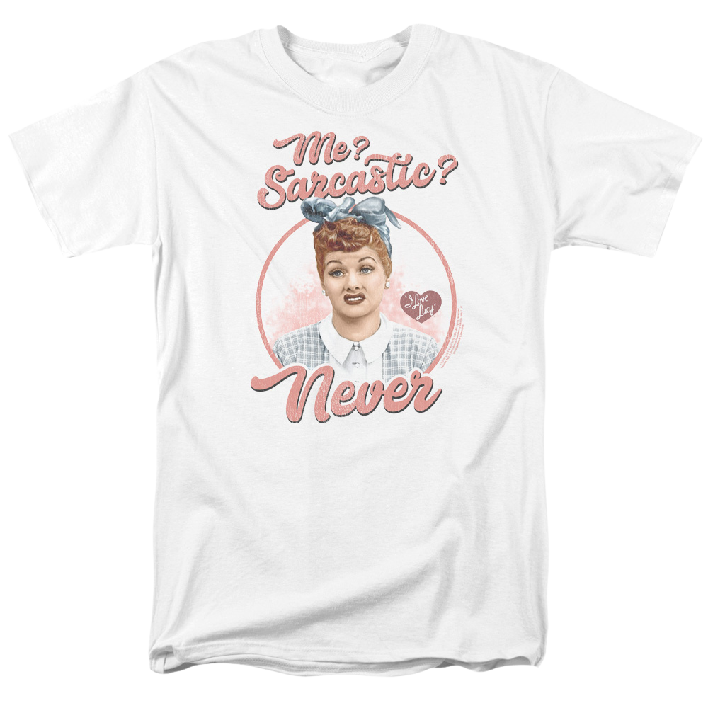 I Love Lucy Sarcastic Men's Regular Fit T-Shirt Men's Regular Fit T-Shirt I Love Lucy   