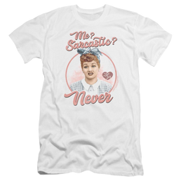 I Love Lucy Sarcastic Men's Premium Slim Fit T-Shirt Men's Premium Slim Fit T-Shirt I Love Lucy   
