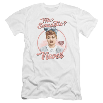 I Love Lucy Sarcastic Men's Premium Slim Fit T-Shirt Men's Premium Slim Fit T-Shirt I Love Lucy   